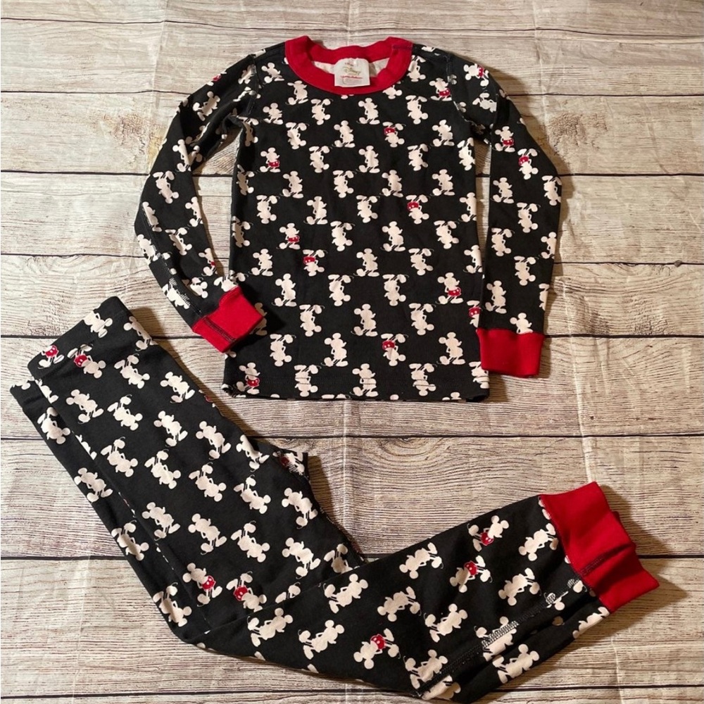 Hanna Andersson Long John Disney Collection Mickey Mouse Pajamas Size 110/5